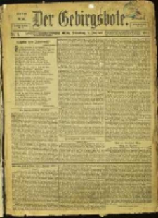 Der Gebirgsbote, 1901, nr 1