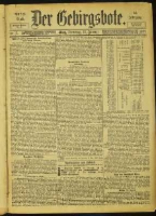 Der Gebirgsbote, 1901, nr 5