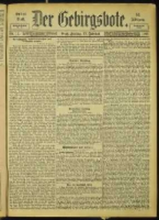 Der Gebirgsbote, 1901, nr 14