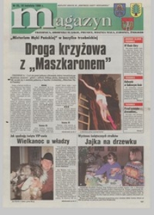 Magazyn : Trzebnica, Oborniki Śląskie, Prusice, Wisznia Mała, Zawonia, Żmigród : bezpłatny dodatek do "Robotniczej Gazety Wrocławskiej", 1998, nr 25 [10.04]