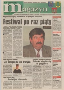Magazyn : Trzebnica, Oborniki Śląskie, Prusice, Wisznia Mała, Zawonia, Żmigród : bezpłatny dodatek do "Robotniczej Gazety Wrocławskiej", 1998, nr 26 [17.04]