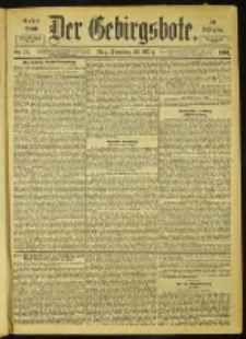 Der Gebirgsbote, 1901, nr 21