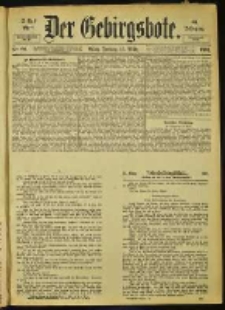 Der Gebirgsbote, 1901, nr 22