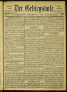Der Gebirgsbote, 1901, nr 23