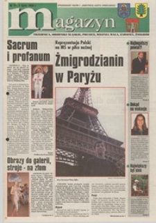 Magazyn : Trzebnica, Oborniki Śląskie, Prusice, Wisznia Mała, Zawonia, Żmigród : bezpłatny dodatek do "Robotniczej Gazety Wrocławskiej", 1998, nr 37 [3.07]
