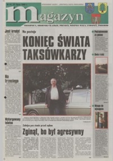 Magazyn : Trzebnica, Oborniki Śląskie, Prusice, Wisznia Mała, Zawonia, Żmigród : bezpłatny dodatek do "Robotniczej Gazety Wrocławskiej", 1998, nr 41 [31.07]