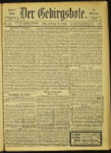 Der Gebirgsbote, 1901, nr 26
