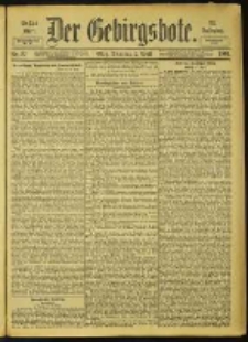 Der Gebirgsbote, 1901, nr 27