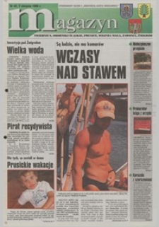 Magazyn : Trzebnica, Oborniki Śląskie, Prusice, Wisznia Mała, Zawonia, Żmigród : bezpłatny dodatek do "Robotniczej Gazety Wrocławskiej", 1998, nr 42 [7.08]