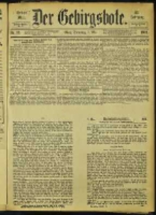 Der Gebirgsbote, 1901, nr 37