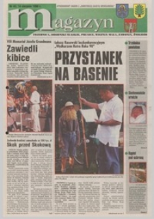 Magazyn : Trzebnica, Oborniki Śląskie, Prusice, Wisznia Mała, Zawonia, Żmigród : bezpłatny dodatek do "Robotniczej Gazety Wrocławskiej", 1998, nr 43 [14.08]
