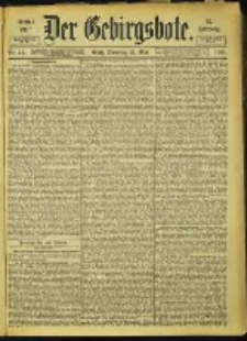 Der Gebirgsbote, 1901, nr 41