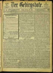 Der Gebirgsbote, 1901, nr 50