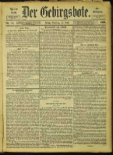 Der Gebirgsbote, 1901, nr 56