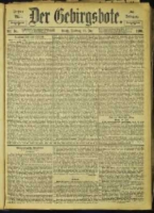 Der Gebirgsbote, 1901, nr 58