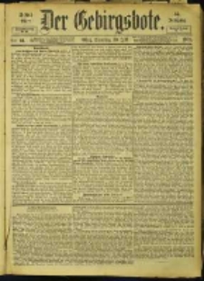 Der Gebirgsbote, 1901, nr 61