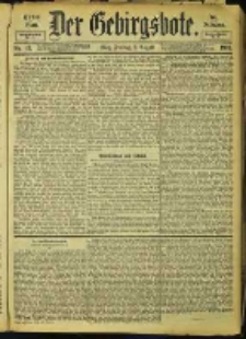 Der Gebirgsbote, 1901, nr 62