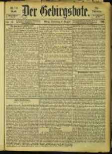 Der Gebirgsbote, 1901, nr 63