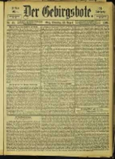 Der Gebirgsbote, 1901, nr 65