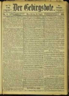 Der Gebirgsbote, 1901, nr 66