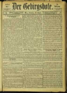 Der Gebirgsbote, 1901, nr 67