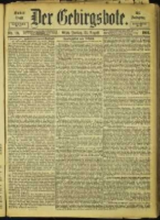 Der Gebirgsbote, 1901, nr 68