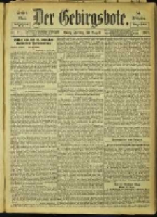 Der Gebirgsbote, 1901, nr 70