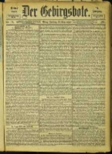 Der Gebirgsbote, 1901, nr 74