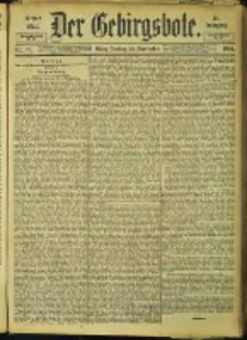 Der Gebirgsbote, 1901, nr 76