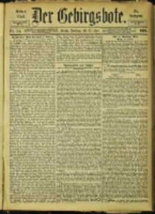 Der Gebirgsbote, 1901, nr 84
