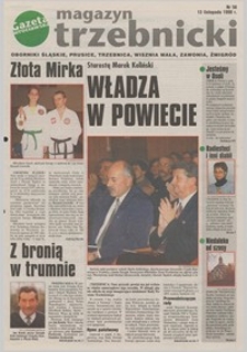 Magazyn Trzebnicki : Oborniki Śląskie, Prusice, Trzebnica, Wisznia Mała, Zawonia, Żmigród : dodatek do "Gazety Wrocławskiej", 1998, nr 56 [13.11]
