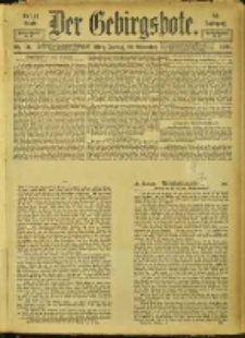 Der Gebirgsbote, 1901, nr 96