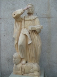 Św. Marek - rzeźba w realizacji 2 [Dokument ikonograficzny]