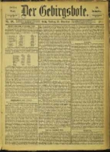 Der Gebirgsbote, 1901, nr 102