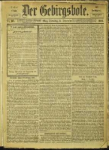 Der Gebirgsbote, 1901, nr 105