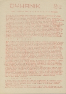Dywanik : pismo niezależne członków NSZZ "Solidarność" w Kowarach, 1983, nr 6