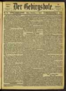 Der Gebirgsbote, 1902, nr 28
