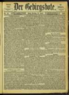 Der Gebirgsbote, 1902, nr 31