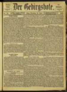 Der Gebirgsbote, 1902, nr 34