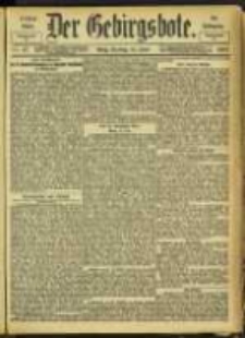 Der Gebirgsbote, 1902, nr 47