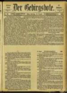Der Gebirgsbote, 1902, nr 65