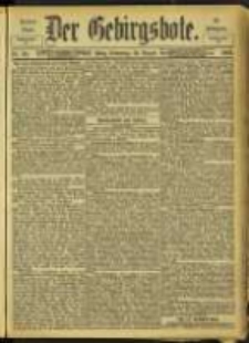 Der Gebirgsbote, 1902, nr 68