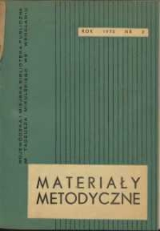 Materiały metodyczne, R. [20], 1975, nr 2