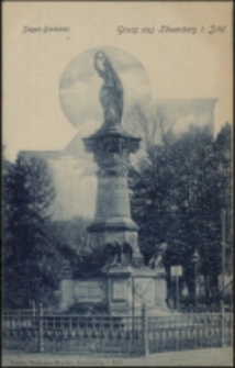 Gruss aus Löwenberg i. Schl. Sieges - Denkmal. [Dokument ikonograficzny]
