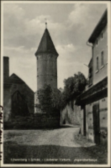 L&ouml;wenberg i. Schles. - Laubaner Torturm. Jugendherberge [Dokument ikonograficzny]