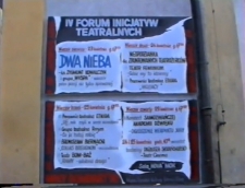 IV Forum Inicjatyw Teatralnych - Mały Bombart 23-29 IV 1999 cz. 1 [Film]
