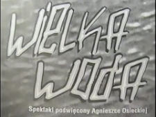 Wielka woda [zapis spektaklu] [Film]