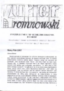 Kurier Kromnowski. Miesięcznik Sołectwa Kromnów, 2017, nr 1 (138)