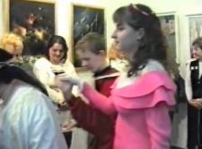 Spotkanie nauczycieli plastyki. Happening Wioletty Błockiej [Film]