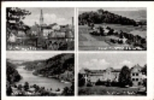 1. Greiffenberg. i. Schles. 2. Burgruine Greiffenstein m. d. Isergeb. 3. Talsperre Goldentraum 4. Sanatorium Birkenhof [Dokument ikonograficzny]